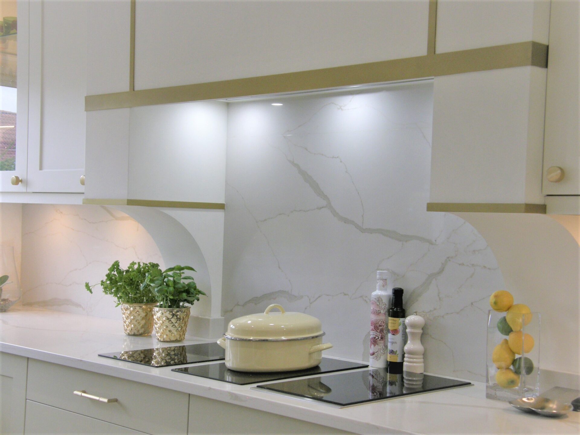 Under-lit Splashback